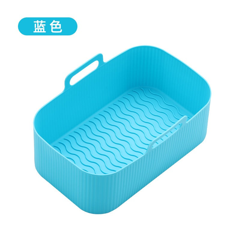 Air fryer thickened silicone pad barbecue plates ovens microwave ovens insulation rectangular trays