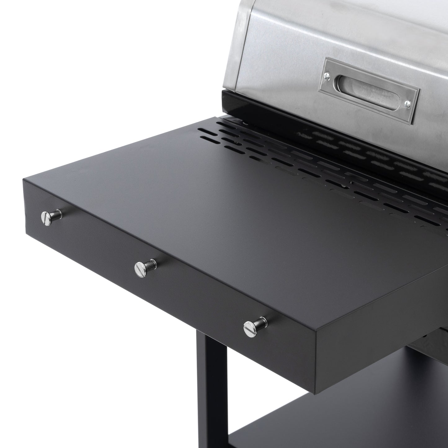 2+2 multifunctional gas barbecue grill and covered grill combination for outdoor cooking - barbecue, barbecue, pizza.