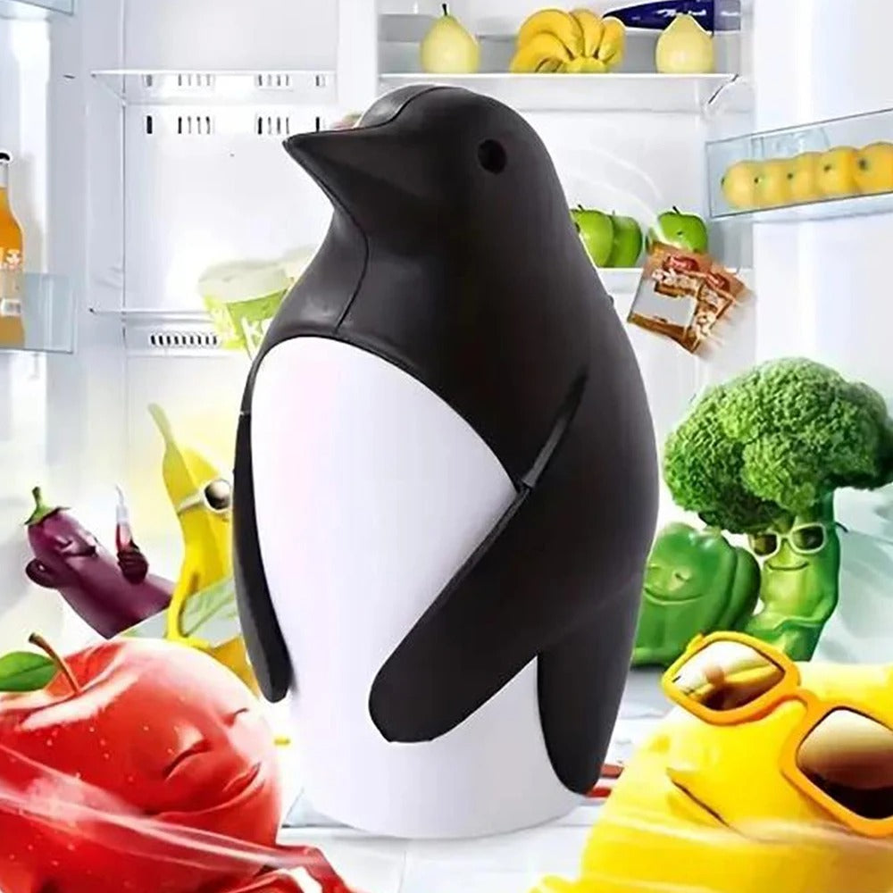 Penguin refrigerator deodorizer box, deodorant plastic box